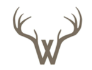Das Bild zeigt das Logo des Wildparks. Ein "W" mit Geweih.