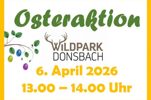Plakat zur Osteraktion am 06. April von 13.00-14.00 Uhr